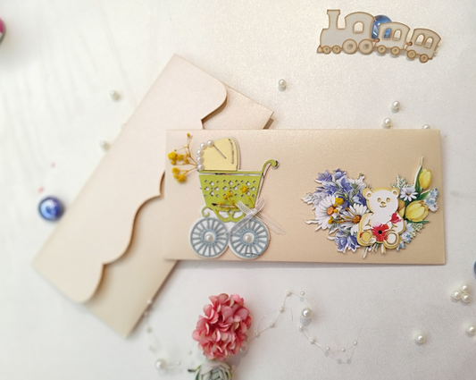 Teddy Pram Envelop set of - 10
