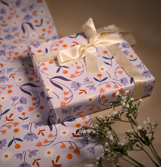 Morning Bliss Wrapping Paper- Set of 5