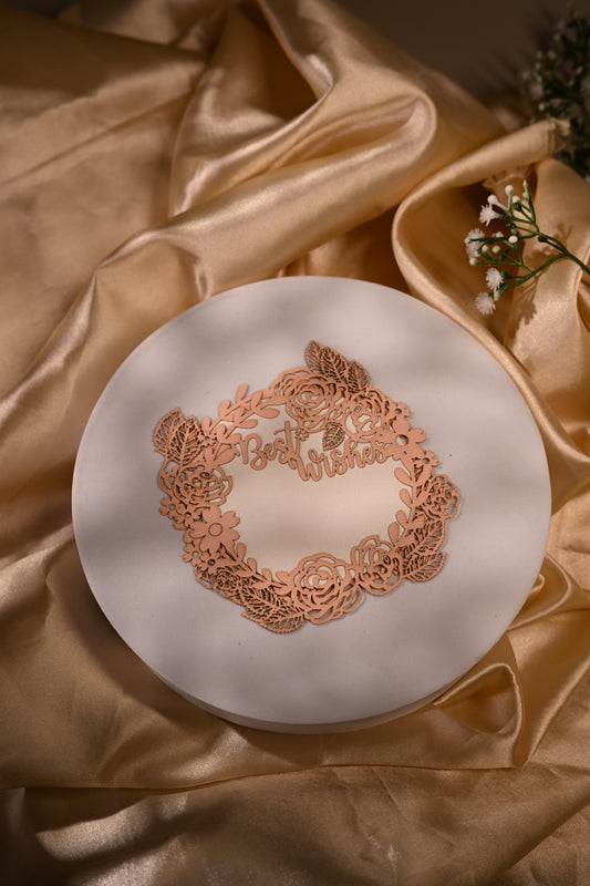 Rose Border - Laser Cutting - Gift Tag (set of 10)