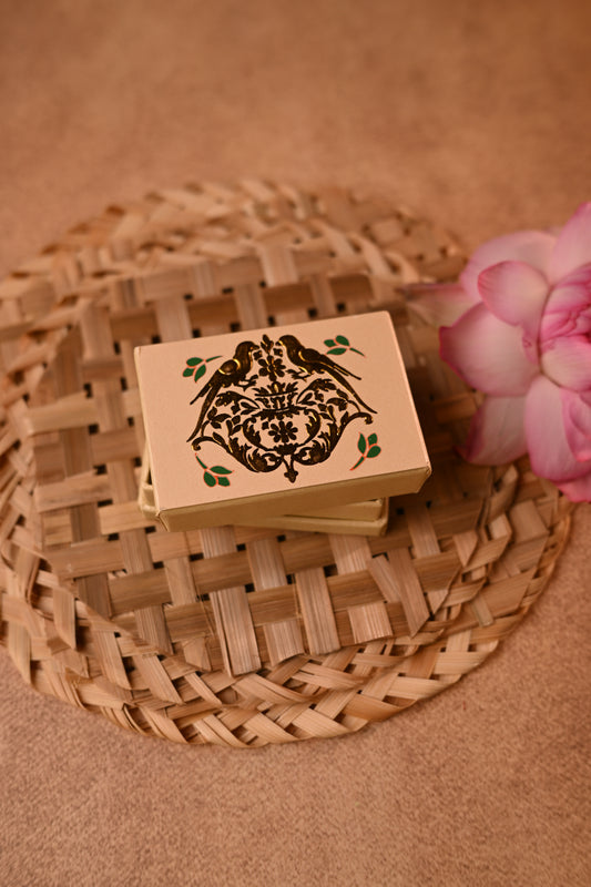 Foil Embossed Parrot Design Coin Box