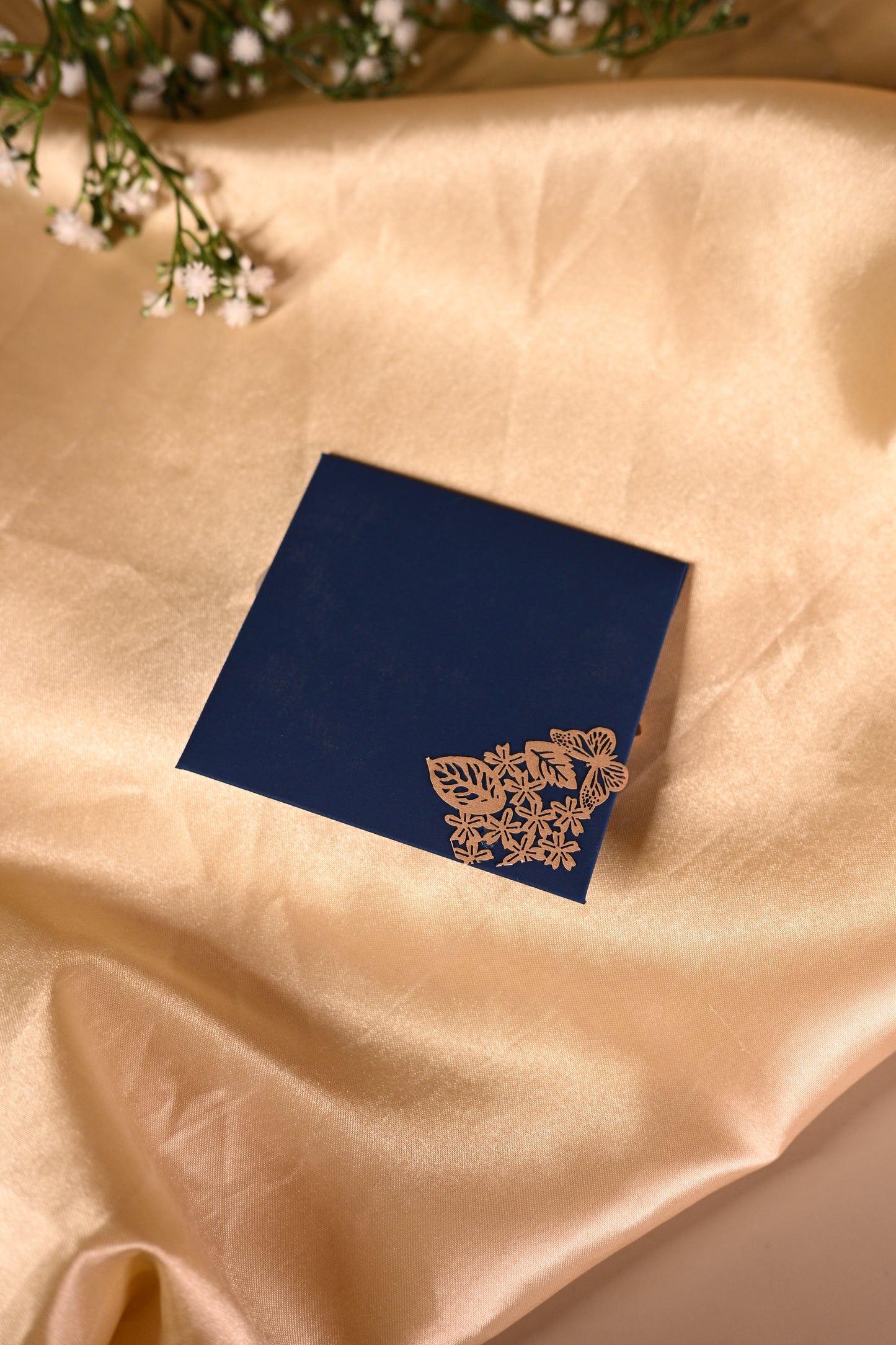 Butterfly Flap Small Envelope Blue - set of 5