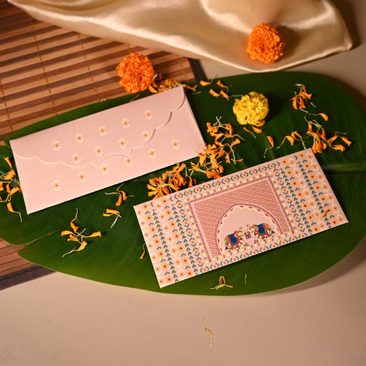 Blossom Earth Elephant Pink Envelopes - Set of 10