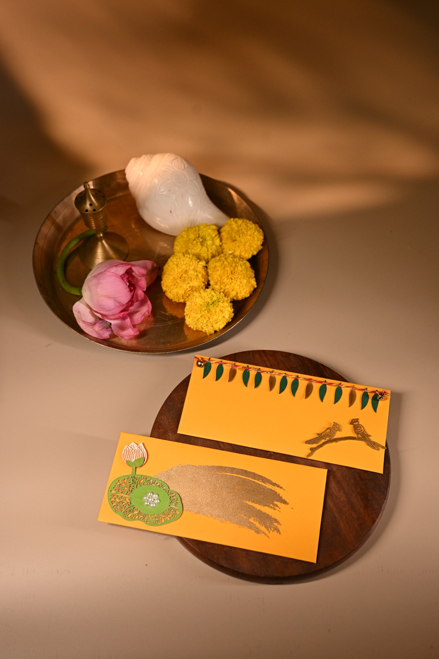 Mango Leaf & Parrot Envelop set-10