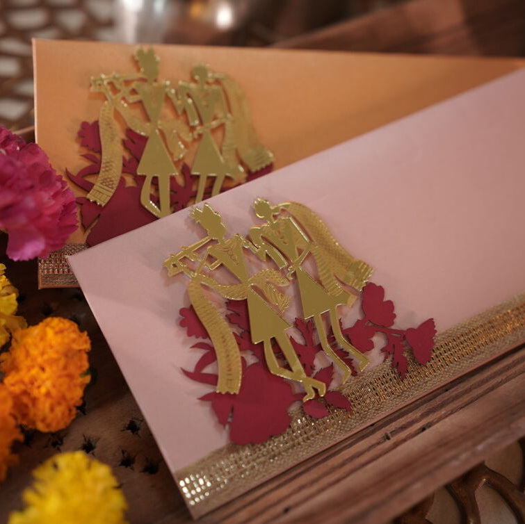 Acrylic Radha Krishana Envelope