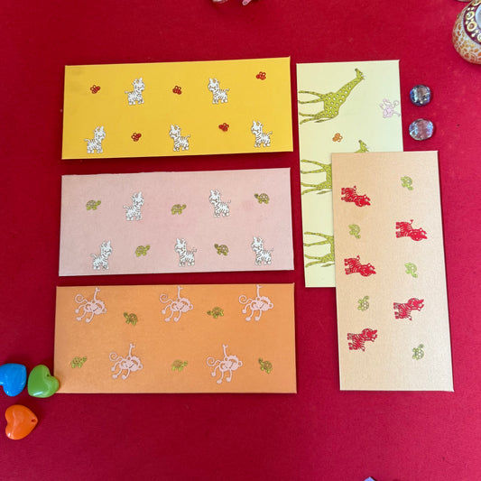 Adorable Animal Envelop Mix Set -10