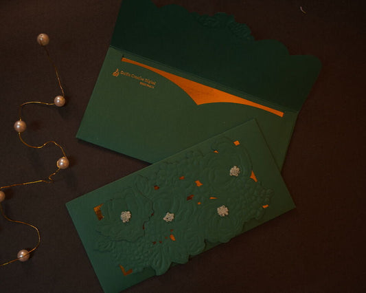 Ambrosia green Envelop- Set of 10