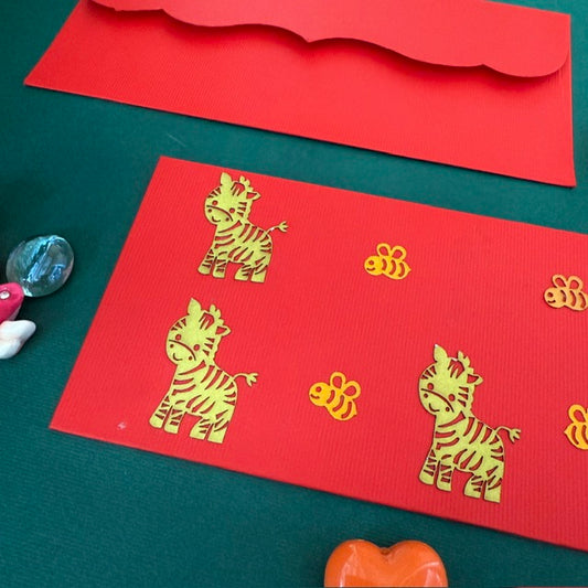 Bee and Giraffe Design Envelop set- 10