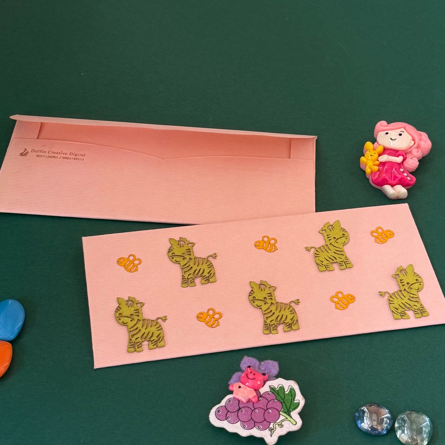 Bee and Giraffe Design Envelop set- 5