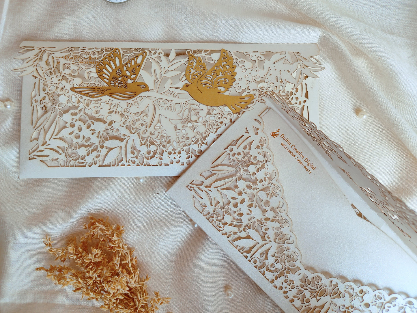 Bird Full Jali - Exclusive Envelope -set of 5 ( Delivery in 6 days )