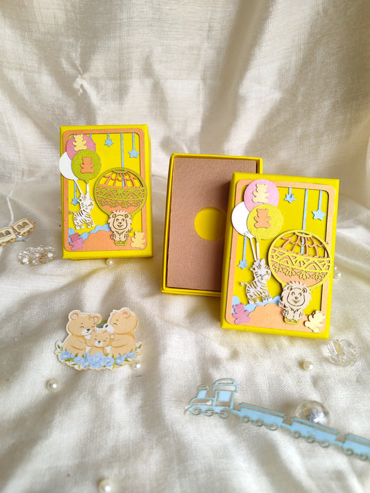 Gold / Silver Coin Box parachute Green