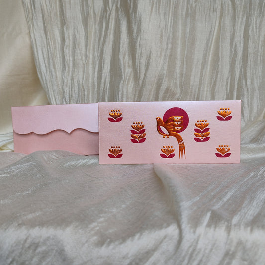 Peacock foil envelopes- Set of 10