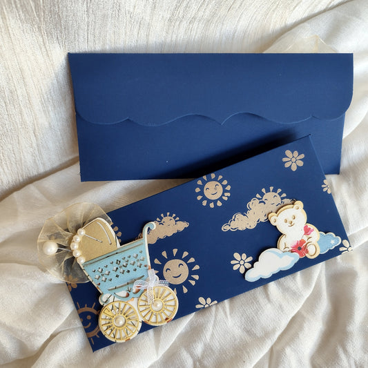 Smiley Pram Envelop- set of 10