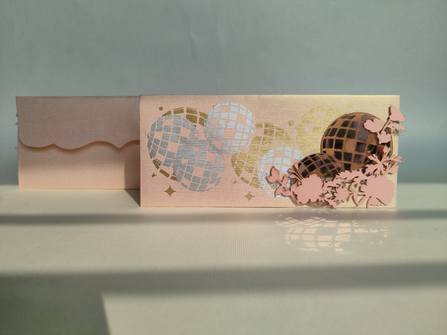 Disco ball  Envelop set - 10