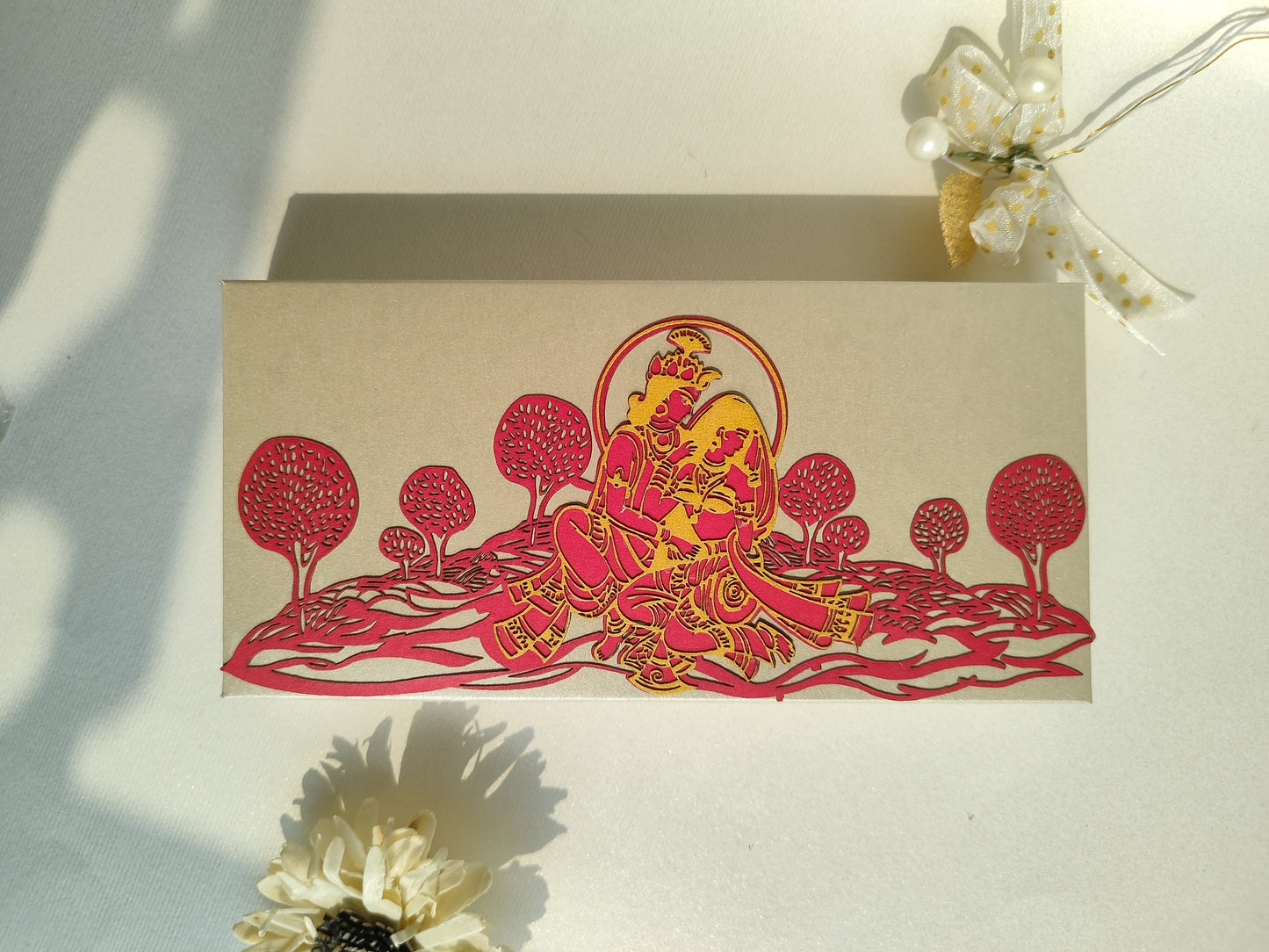 Radha Krishna Soft Cash Box set of 2