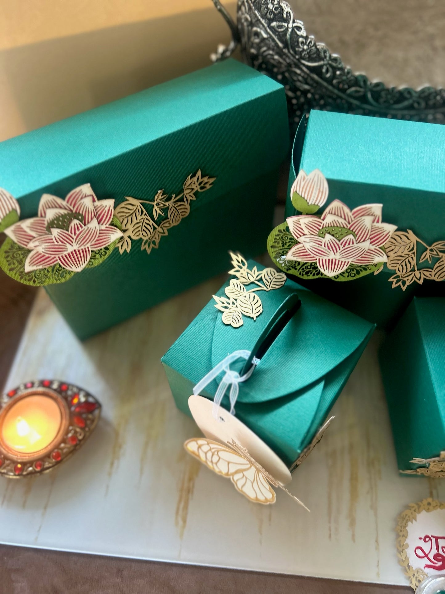 Dry Fruit Gift Box Set (Set of 4)