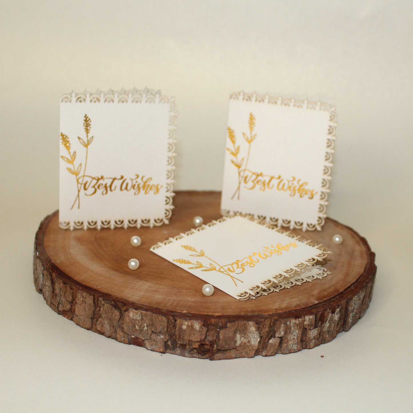 Best wishes Fold tag - Set of 10