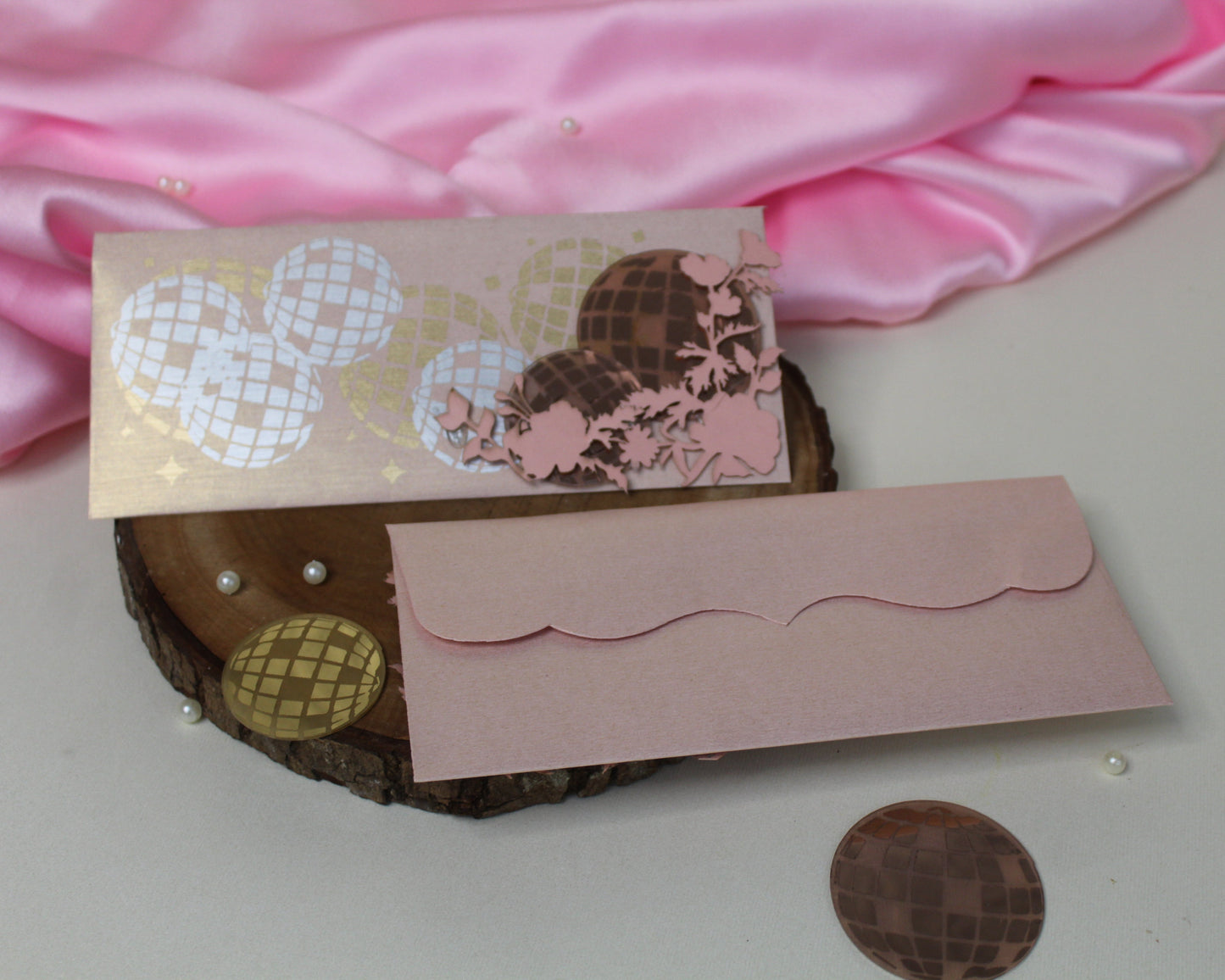 Disco ball  Envelop set - 10