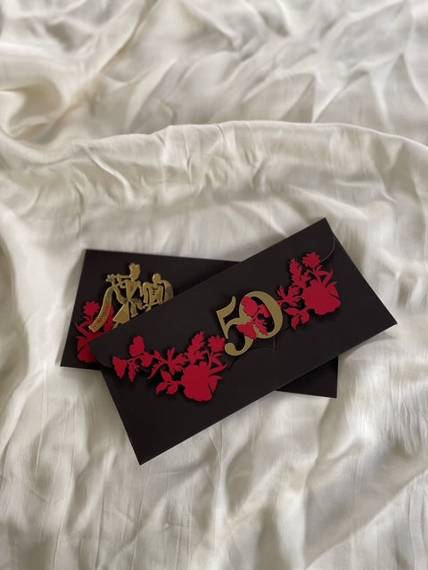 50Years of Togetherness Globe Envelop- Set of 10