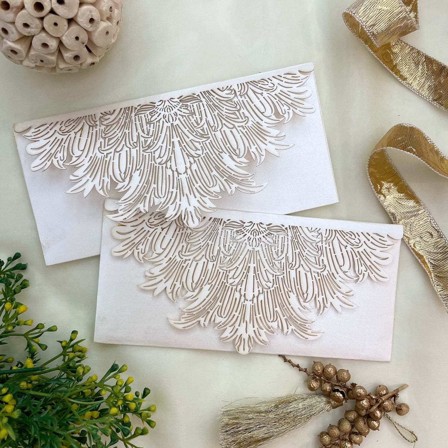 Lemon Grass Flap Envelope (set of 10)