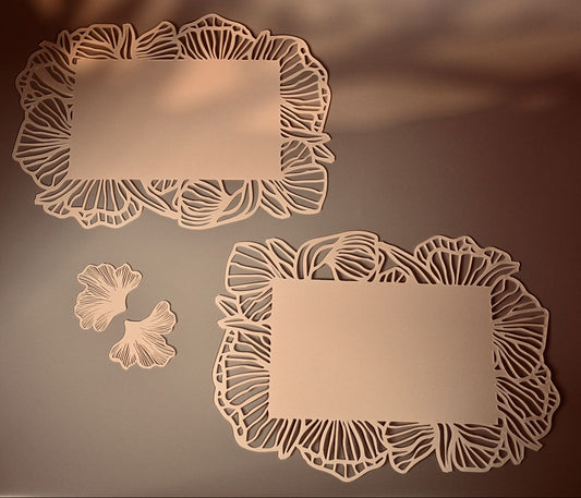 Pearl Acrylic tale mats with cutting border