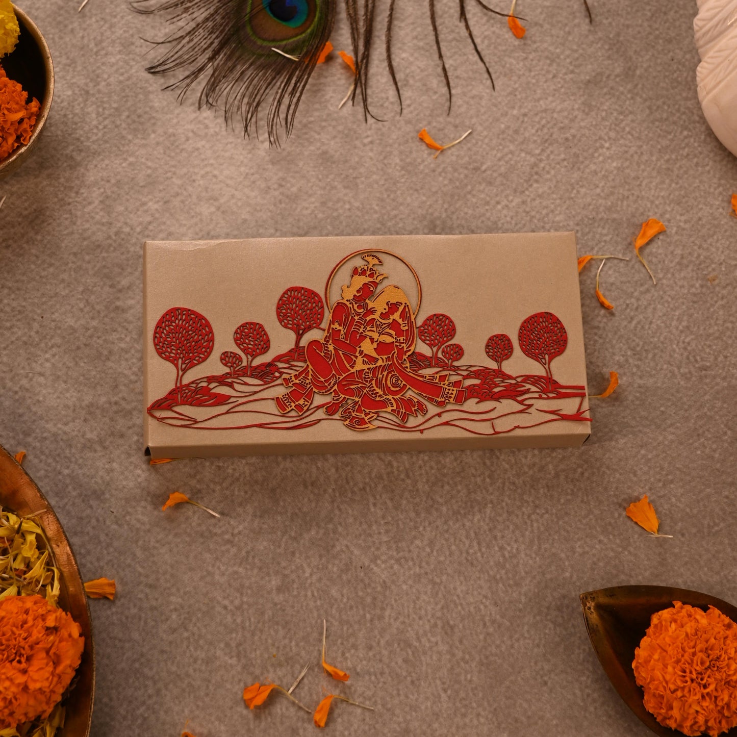 Radha Krishna Soft Cash Box set of 2