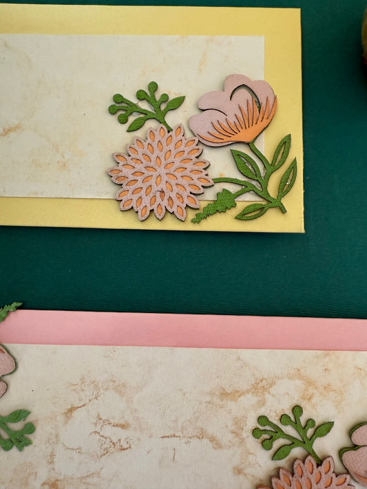 Turlip flower envelop -Set of 10