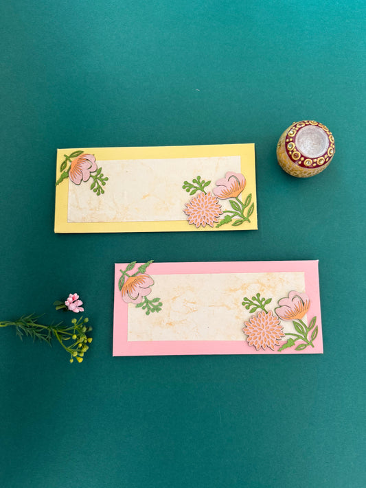 Turlip flower envelop -Set of 10