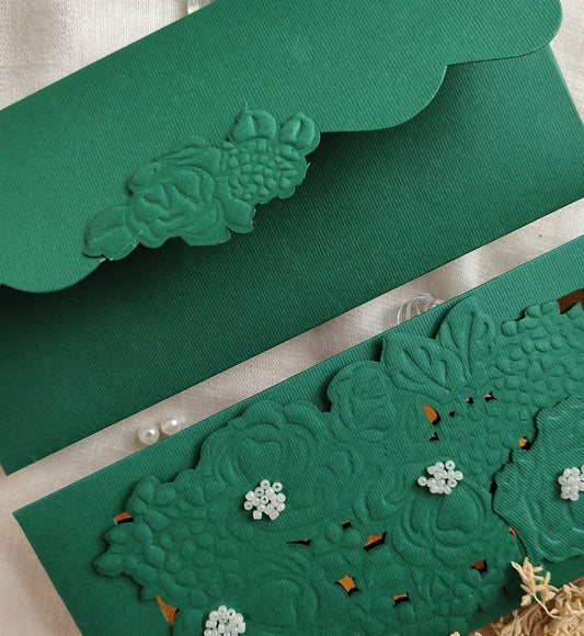 Ambrosia green Envelop- Set of 10