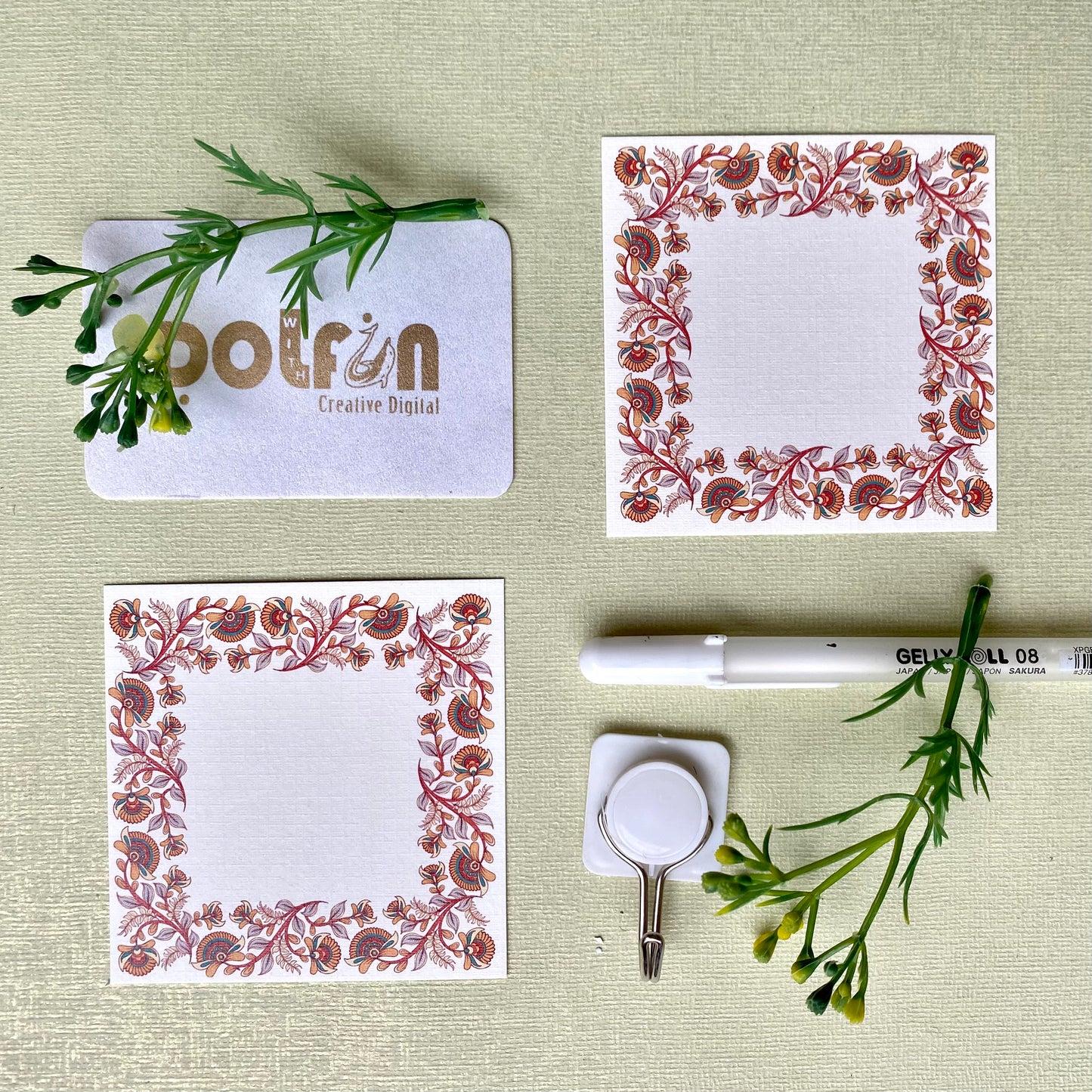 Gift Tag with Floral border