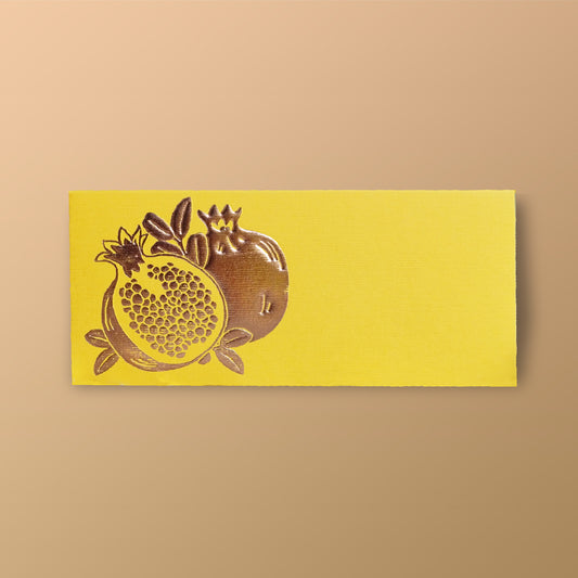 pomegranate Foil Envelop -set of 10