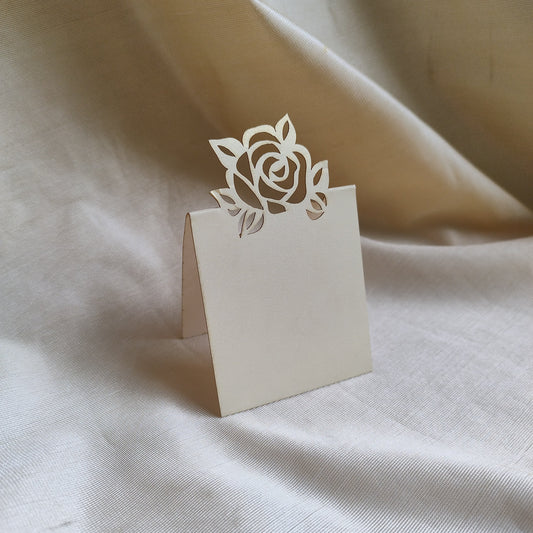 Rose Fold Gift Tag set - 10