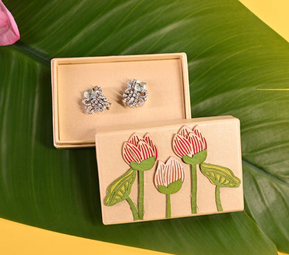 Gold / Silver Coin box  3D Lotus (Pack of 2)