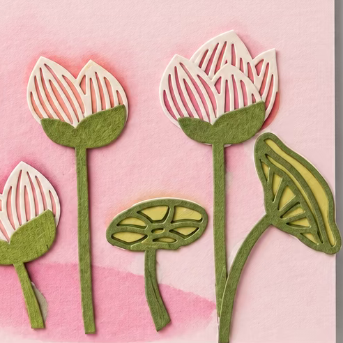 3D Lotus Small Envelope
