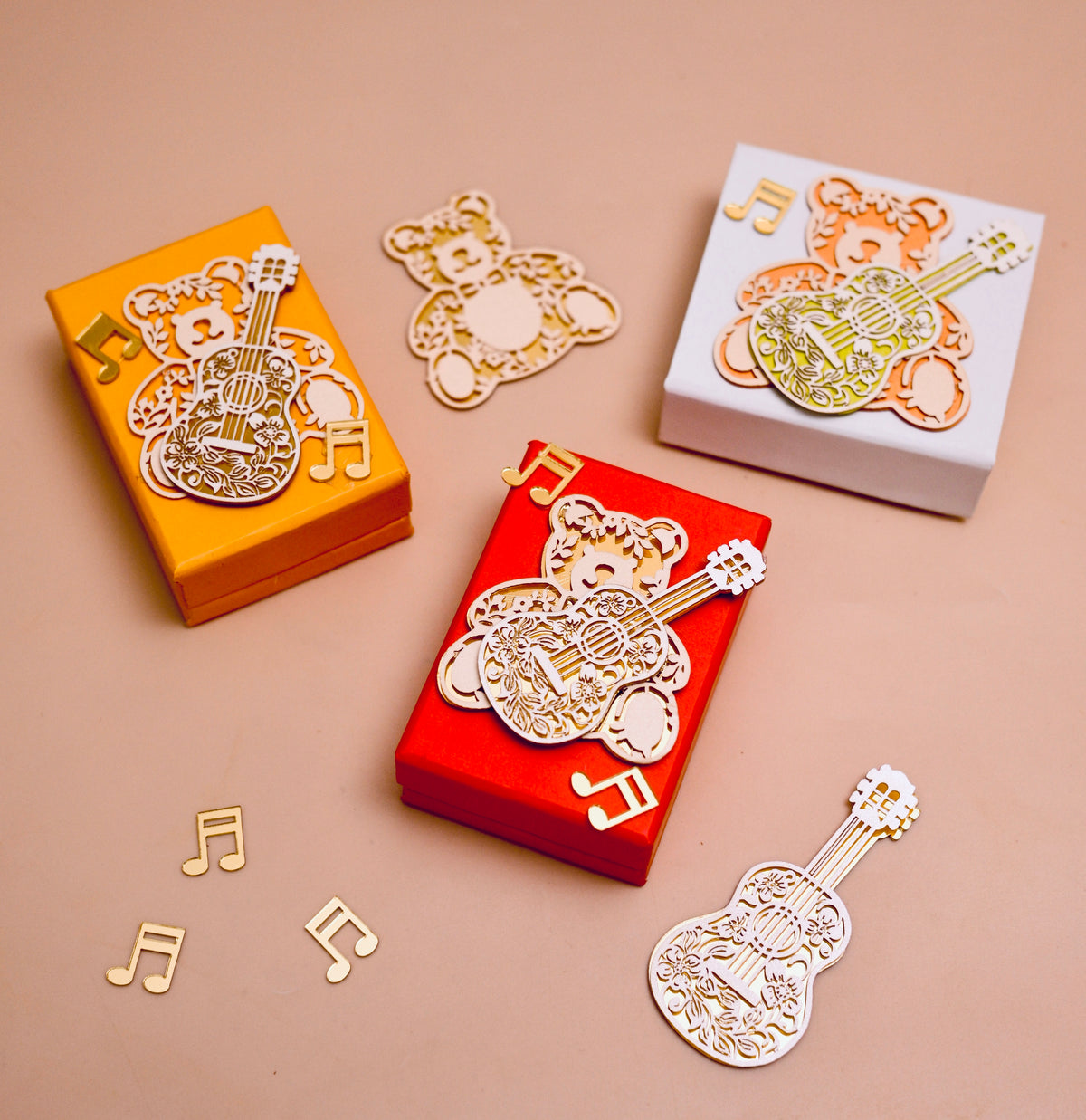 Teddy Guitar Coin Box