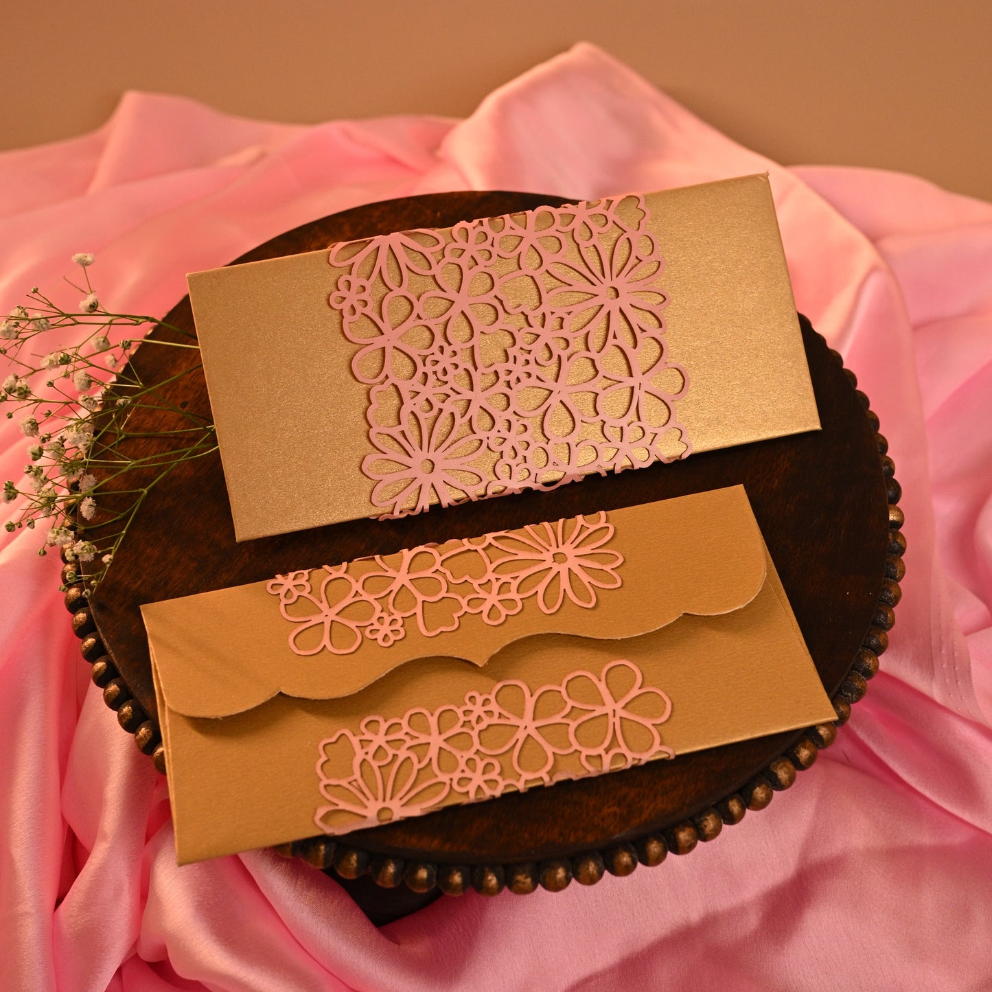 Floral Net Envelop Set-10