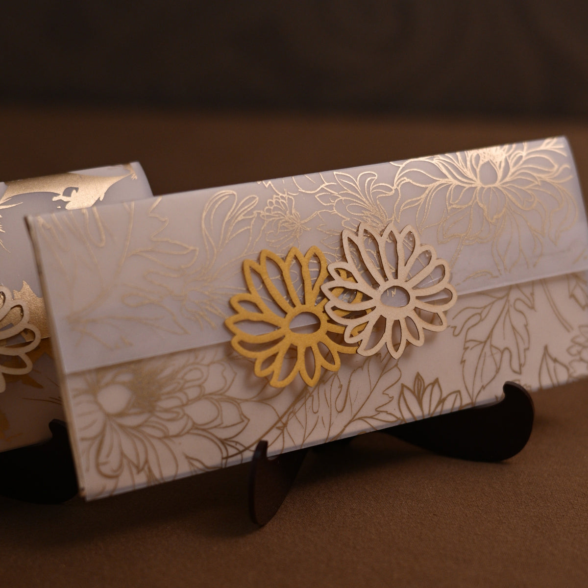 Butter envelope Gold Print Line