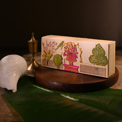 Decorative box with tanjore design cardboard Box, Srinathji theme  