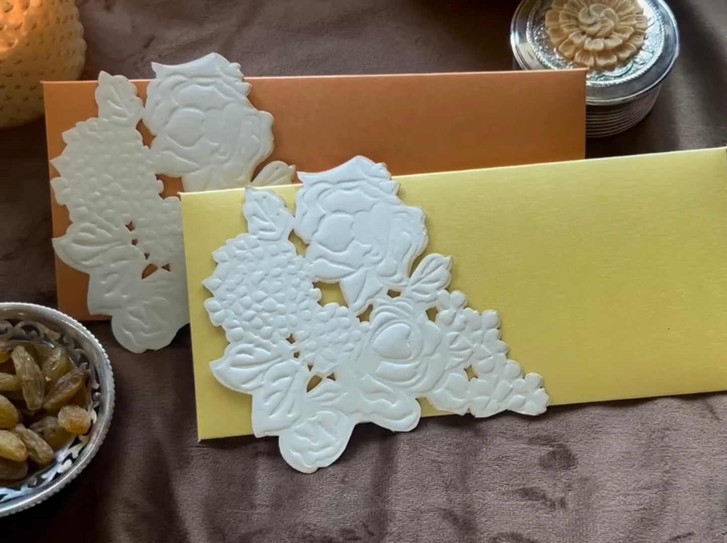 Classy emboss Envelop- Set of 10