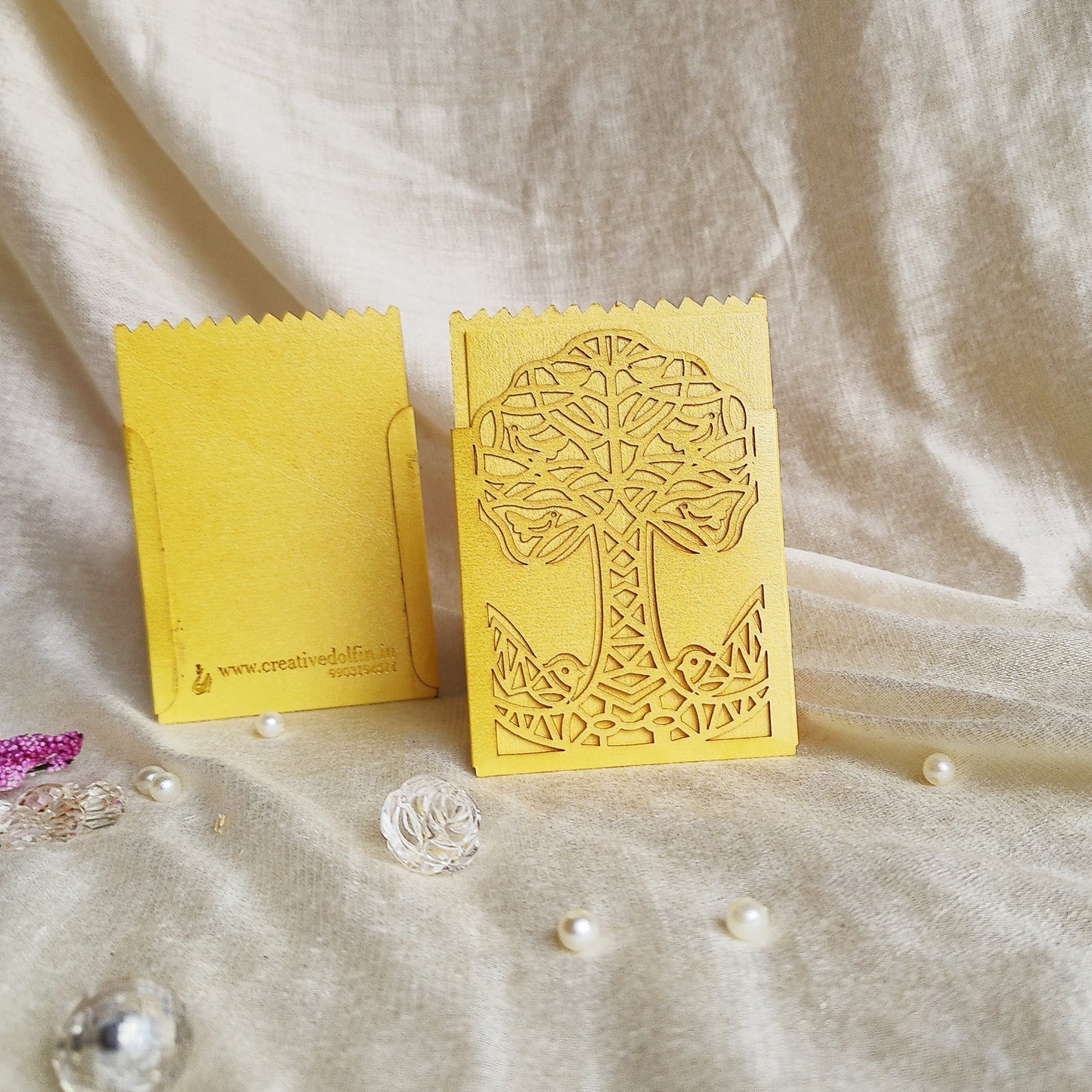 Tree coin pocket -Set of 5