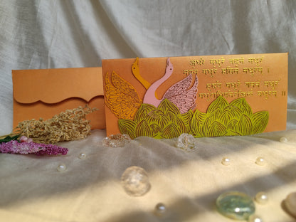 Cute Couple Swans mantra set of 10