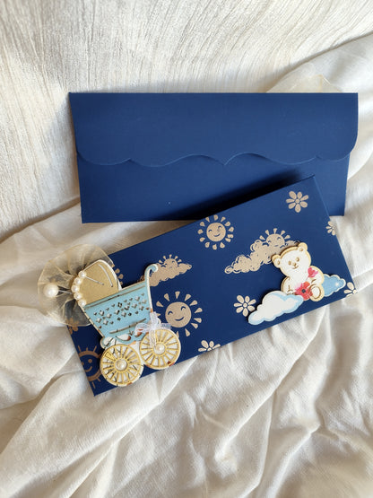 Smiley Pram Envelop- set of 10