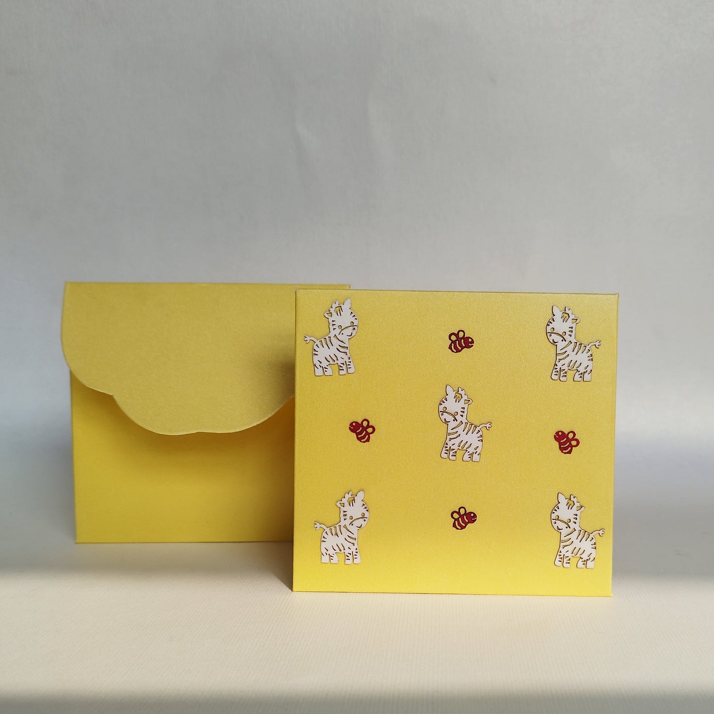 Bee and Zebra Design Small Envelop set- 5