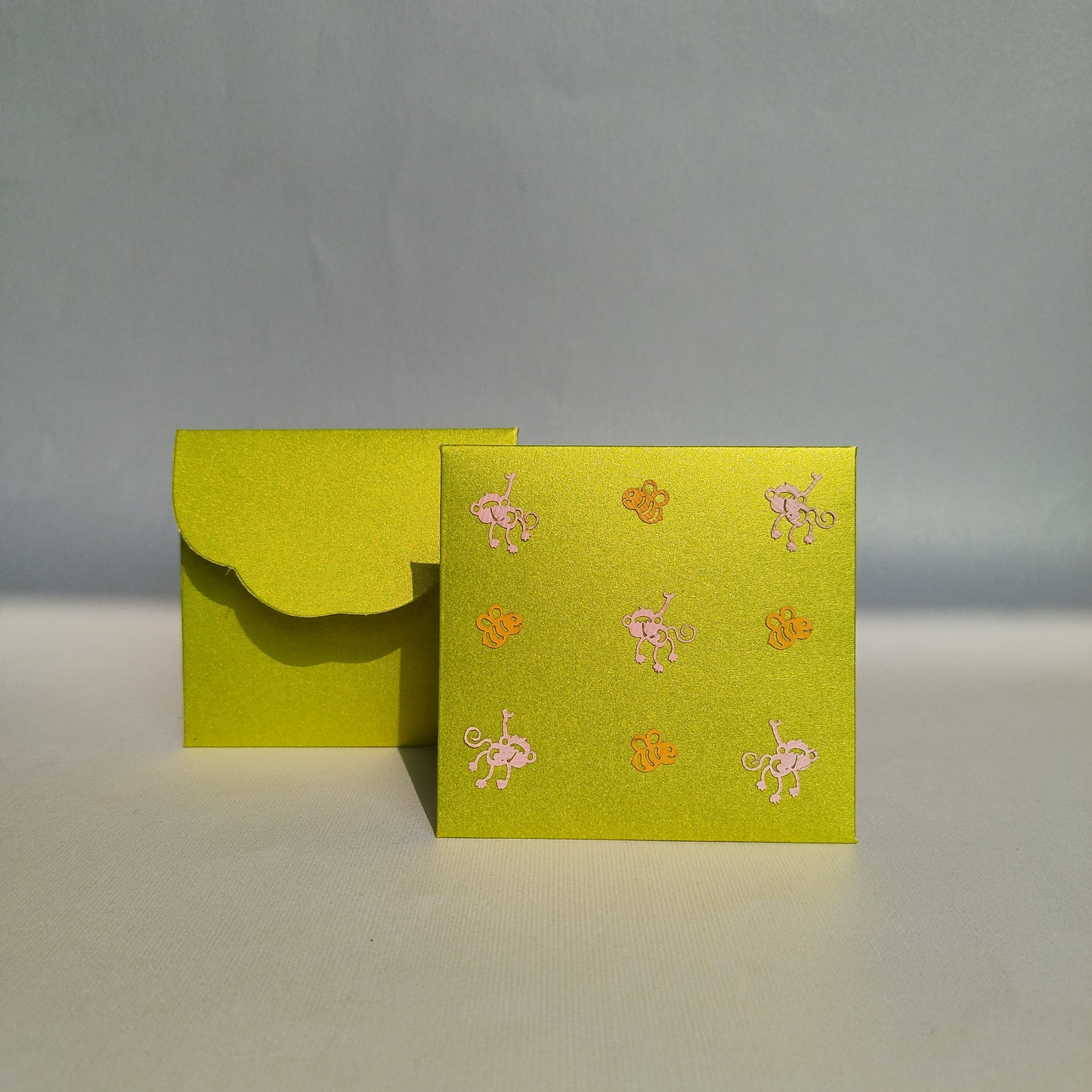 Bee and Monkey Design Small Envelop set- 5