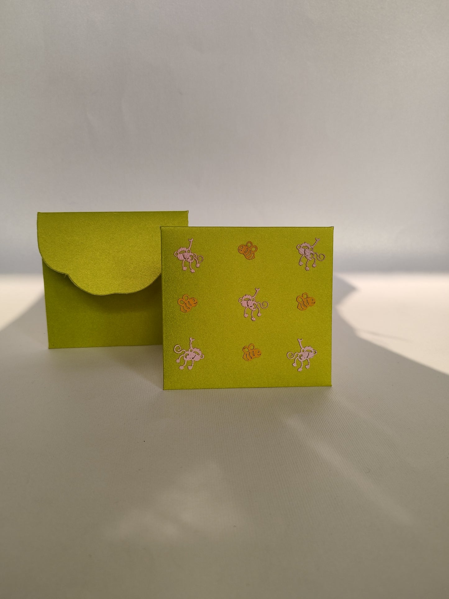 Bee and Monkey Design Small Envelop set- 5