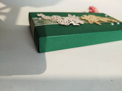 Floral Soft Cash Box Green set of 2