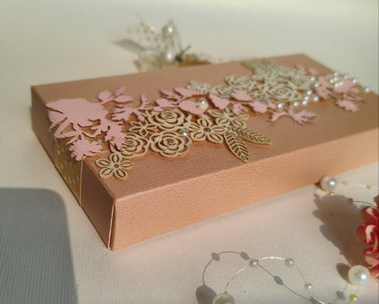 Elegant soft cash box - set of 2