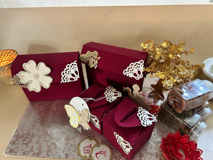 Dry Fruit Gift Box Set (Set of 4)