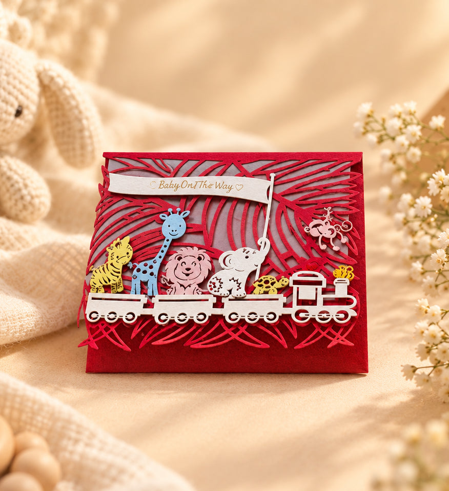 Jungle Train Small Sagan Envelope