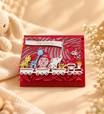 Jungle Train Small Sagan Envelope