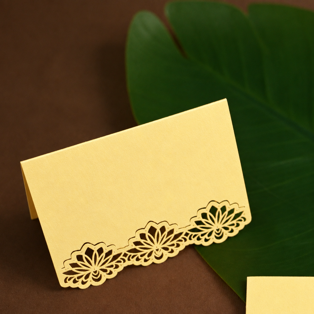 Lotus Border Gift Tag